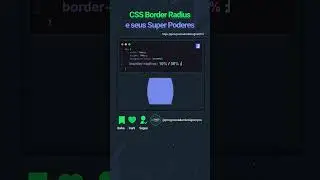 arredondar bordas CSS #css #frontend #html #aprenderprogramar