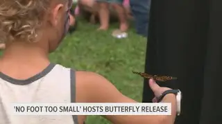 'No Foot Too Small' hosts butterfly release