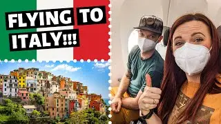Flying to ITALY from USA  // European Travel Vlog // Airport Travel Day