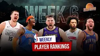 NBA Week-6 - MVP, ROY Rankings and Stats Leaders 