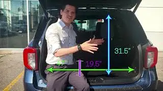How to open the trunk and cargo space in the 2020 Ford Explorer ST | Ford Explorer ST Features
