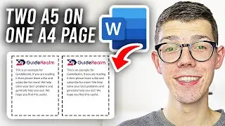 How To Print Two A5 Pages On One A4 Page In Word - Full Guide