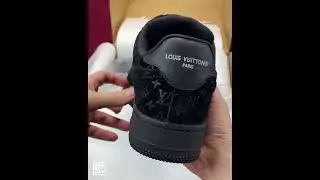 Louis Vuitton x Nike Air Force 1 Low Triple Black