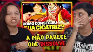 REACT COMO O LUFFY CONSEGUIU O X NO PEITO? | EI NERD