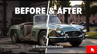ASMR Restoration : Mercedes-Benz 300 SL Gullwing #mercedesbenz  #gullwing #restoration #300sl