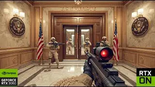 Call of Duty Modern Warfare | RTX ON | The Embassy | Ultra Realistic Graphics | 60FPS PC Gameplay