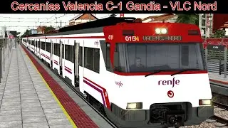Train Simulator - Valencia Cercan&iacute;as - C-1 Gandia - Valencia Nord.