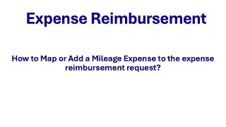 Add New Mileage Expenses