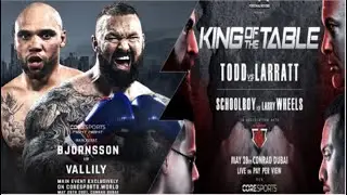 King of the Table WAL Super Arm Wrestling *PR* 💪🏽 + Hafthor vs Vallily 2nd Exhibition Fight 🥊