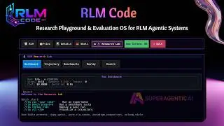 RLM Code Research Playground Demo for Recursive Language Models
