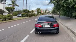 MERCEDES E550 AMG Revving & Acceleration Sounds! @Lbegiss