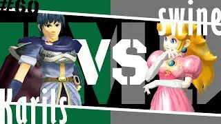 Karils (Marth) vs swine (Peach) EMUSC 60 Winners Finals