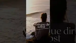 Vertraue dir selbst