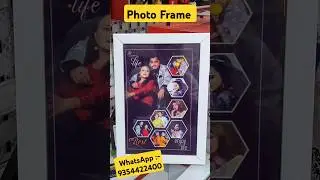 Personalized mdf photo frame with glossy lamination | photo frame manufacturer #photo #photoframe