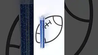 Football Glitter Coloring #cute #glitter #pinkbutterflyart #glitterart #coloring