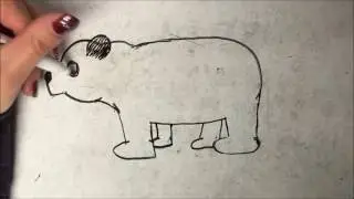 How to draw a panda bear %282nd grade animal reports%29