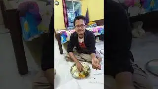 পুরি থেকে এসে ঘরেতে বাজার হাট ছিল না,স্বামী মন খুলে বাজার এনে দিয়েছে সুস্বাদু ভগবানের রান্নার জন্য।