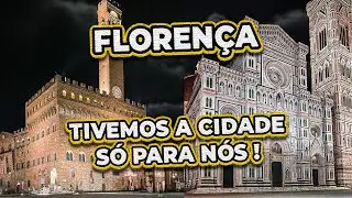 A CIDADE PARECE TER SIDO ABANDONADA | FLORENÇA COMO VOCÊ NUNCA VIU