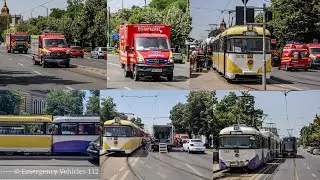 Alarmă ISU Timiș / Alarm ISU Timiș / Accident cu 2 tramvaie /Accident with 2 trams in /în Timisoara