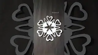 ❄️✨Paper snowflake|| Christmas Ornaments❄️❄️ #shorts #viralshorts #youtubeshorts #snowflakes