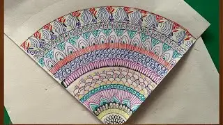 Mandala art for beginners / Easy mandala drawing /Simple mandala art ideas.
