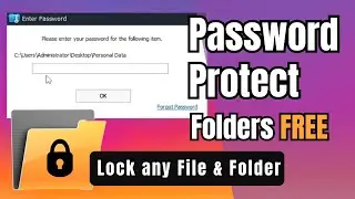 How to Hide & Password Protect Folders FREE in 2023 (Windows 10/11)