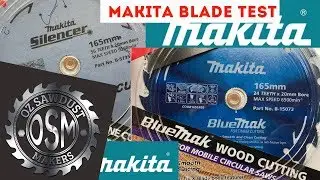Тест лезвий MAKITA - Меламин - Efficut - BlueMak - Настольная пила - Циркулярная пила