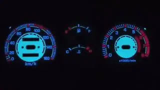 Panel Spidometer Speedometer Indiglow Racing Dash Toyota Kijang Kapsul