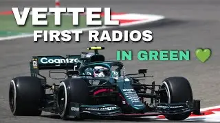 Sebastian Vettel FIRST TEAM RADIOS AT ASTON MARTIN! 💚 | 2021 Bahrain GP
