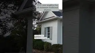 Aluminum Shutters Look Like Traditional Shutters