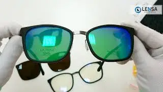 Unboxing rame ochelari de vedere barbati clip-on THEMA U-246 M02 &ndash; LENSA.RO