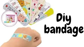 How To Make Toy Bandages / Diy Toy bandage from Paper / paper Docter set bandage