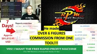 Rapid Profit Machine -Review-Members Area-The Best Free Easy Affiliate Program (DFY 100% Automated)