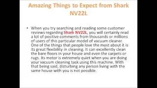 Shark NV22L Upright Bagless Vacuum Cleaner Review