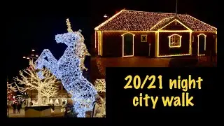 new year night -city walk 2020/2021