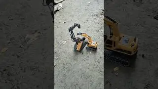 rc excavator power test