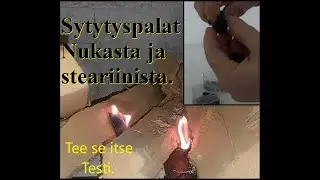 Трут. Линт/стеариновая, сделай сам. рециркуляция.