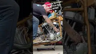 1951 Panhead! First fire in 54 years!!!  #motorcycle #harleydavidson #panhead #chopper