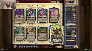 Cliff Diving with Demon Hunter - Hearthstone Standard Ranked - Blob of Tar Ravenous Felhunter