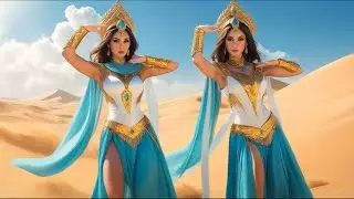 Desert Oasis Dance in the Sand | Cinematic AI Visual Art