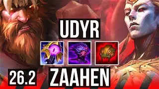 UDYR vs ZAAHEN (TOP) | 11k gold comeback, 47K damage | KR Challenger | 26.2