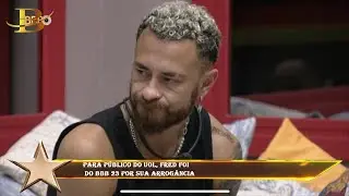 Para p&uacute;blico do UOL, Fred foi  do BBB 23 por sua arrog&acirc;ncia