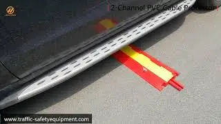 2 Channel PVC Cable Protector/cable ramp