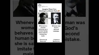 De Beauvoir vs Nietzsche on Women #philosophy #quotes #feminism #women #books