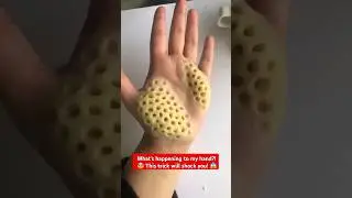 The most dangerous, very disgusting trick, cinematic makeup #sfx #sfx_makeup #shorts