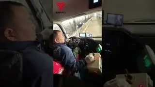 In-Cab View of UHAND Feed Spreader in Operation #agricultura #farm #farmequipment