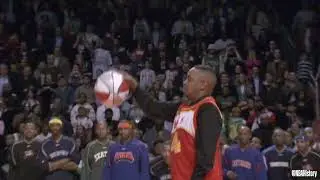 NBAHistory: Nate Robinson Dunks Over Spud Webb in 2006 Slam Dunk Contest