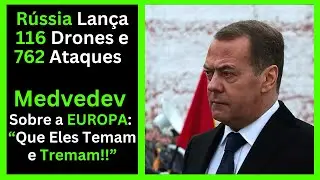 GUERRA TOTAL: R&uacute;ssia Lan&ccedil;a 116 Drones e Ucr&acirc;nia Ataca F&aacute;brica ESTRAT&Eacute;GICA na Retalia&ccedil;&atilde;o