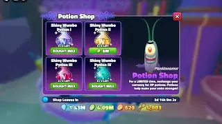 NEW POTION SHOP IN SPONGEBOB TD, DON'T MISS IT OR YOU'LL REGRET IT!!!!!