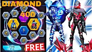 🔥 Free Fire Darkness Ring Event 🔥 Blue Mummy Bundle Full Spin & Reaction! 😱